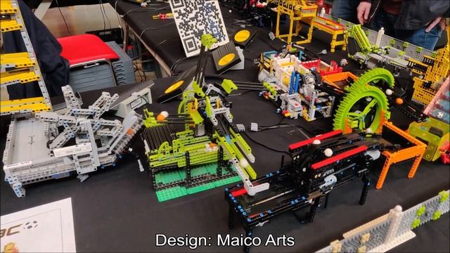 LEGO Great Ball Contraption at BrickMania Fleurus 2019 Follow the blue ball смотреть онлайн