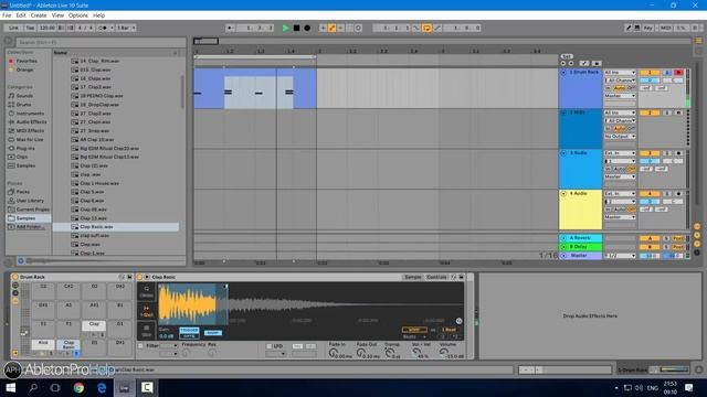 Быстрая работа в Drum Rack в Ableton Live 11 [Ableton Pro Help] смотреть онлайн