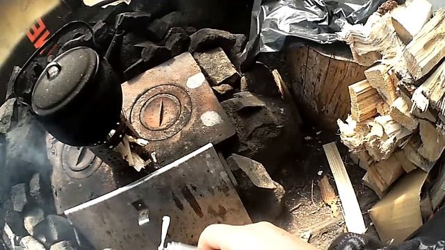 Печка-щепочница с турбонаддувом смотреть онлайн