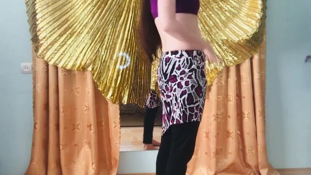 Восточные танцы онлайн для начинающих - оттяжка бёдрами и круг. смотреть онлайн