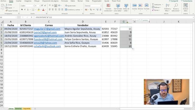 Como #EXTRAER CUALQUIER PARTE DE UN #TEXTO desde una celda o un #CONJUNTO DE #CELDAS EN #EXCEL смотреть онлайн