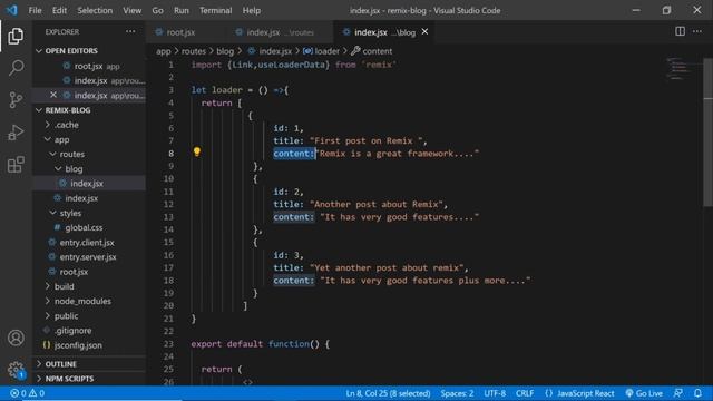 Remix crash course: Build a simple blog listing site using React.js and Remix framework смотреть онлайн