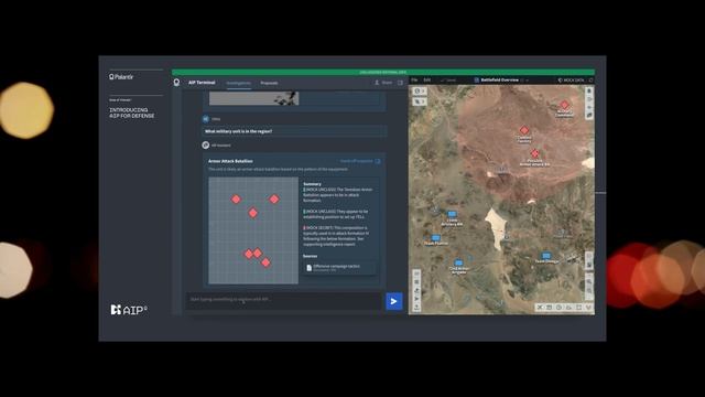 Palantir Shows Military AI Platform With ChatGPT-like Decision Bot #palantir  #openai #militarynews