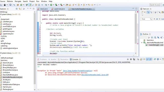 Java how to convert decimal to hexadecimal смотреть онлайн