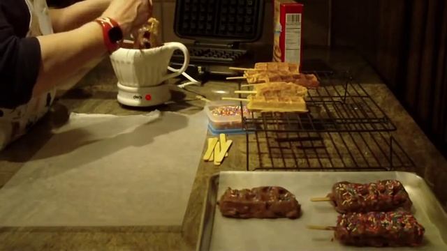 Chocolate Covered Waffles By Diane Lovetobake