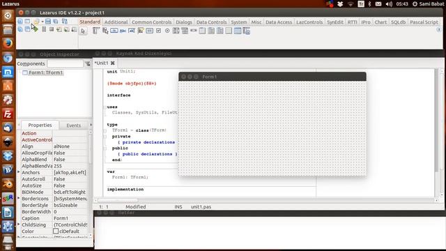 LINUX : Delphi Geliştirme Ortamı Lazarus (Ubuntu) Ders #1 смотреть онлайн