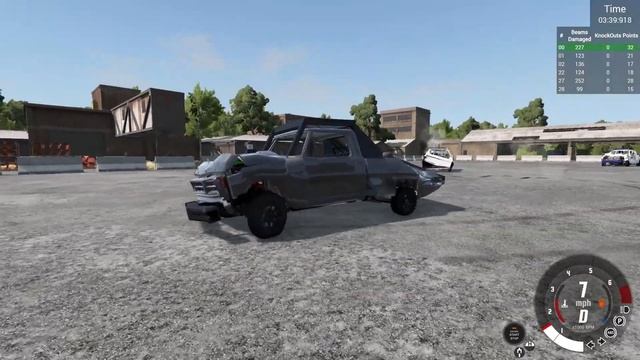 Trucks and BMH Lincoln - BeamNG Demolition Derby смотреть онлайн