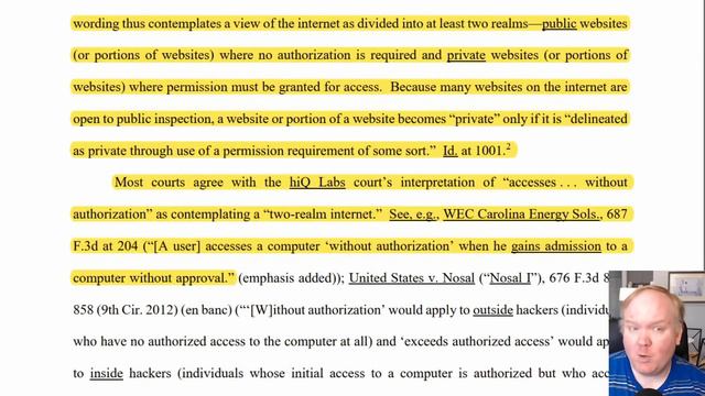 Violating ToS is NOT a crime, says one court смотреть онлайн