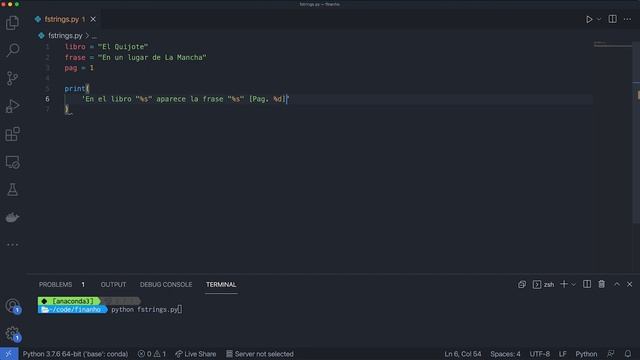 TRES maneras de FORMATEAR strings en PYTHON смотреть онлайн