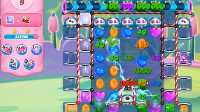 Candy Crush Saga Level 10369 (3 stars, No boosters) смотреть онлайн