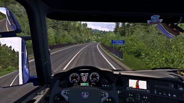 ETS2 1.43 SibirMap 2.0 Ural Expansion v 2.3.0                    Ufa(RU)  to  Beloretsk(RU)