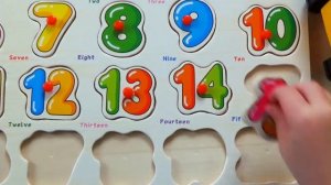 Учим цифры до 20 на русском и английском языках Учимся считать