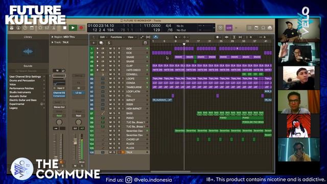 1 JAM PRODUCE MUSIK DENGAN KOMPUTER - Kenny Gabriel & Moderator Baypoet смотреть онлайн