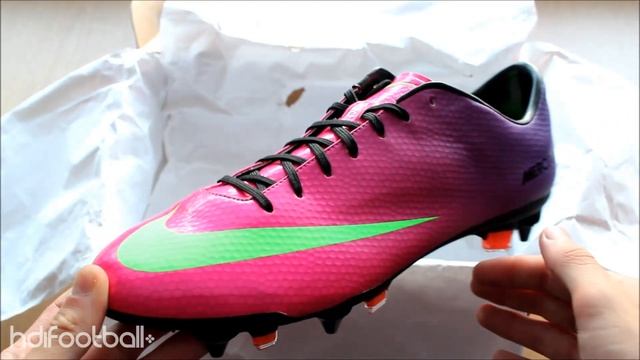 Unboxing Nike Mercurial Vapor IX 9 ACC SG Pro - Fireberry/Green/Red смотреть онлайн