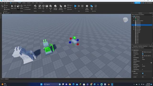 How To Import Models From Blender To Roblox Studio With Color смотреть онлайн