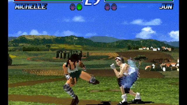 Tekken 2 ( PS1 ) - Michelle - Arcade Mode - Original Music ( June 27, 2018 ) смотреть онлайн