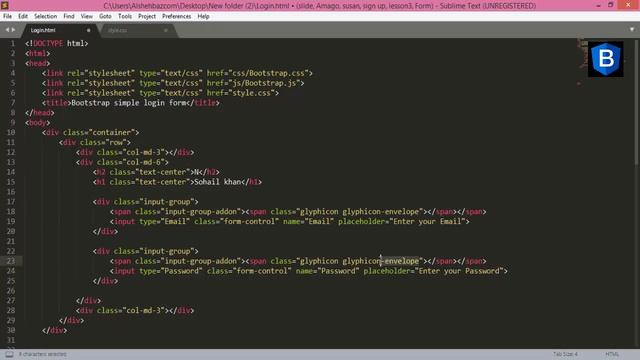 Bootstrap Login Design Form Code And Example - How To Make Bootstrap Login Design Form Source Code смотреть онлайн