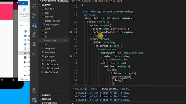 Flutter App Development Series: Drawer Design смотреть онлайн