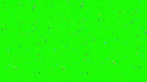 Футаж конфетти/хлопушка/на зелёном фоне/ хромакей