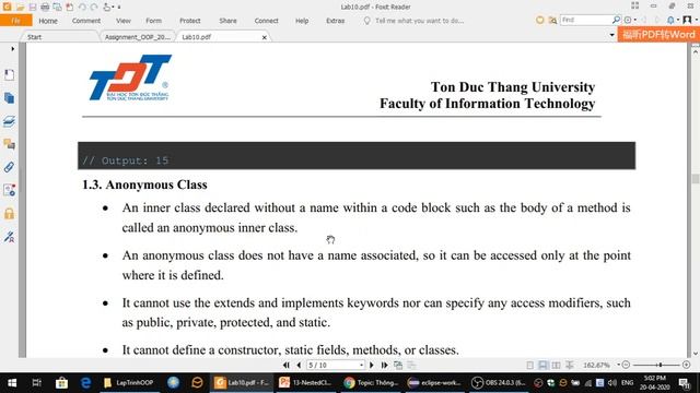 Lab10 - Lập trình hướng đối tượng (503005) смотреть онлайн