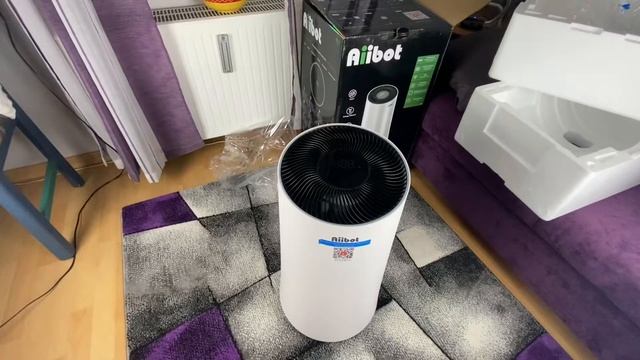 Aiibot Air Purifiers for home,4-in-1 True HEPA Filter Air Purifier 100㎡ unboxing and instructions смотреть онлайн