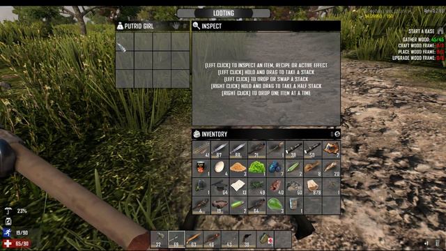 7 days to die MOD STARVATION режим INSANE (18+) # 1 Да будет у меня крепость. смотреть онлайн