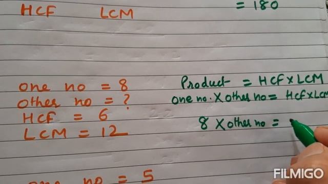 Finding numbers when HCF and LCM are given смотреть онлайн
