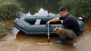 Крепление  для датчика эхолота  часть 2 или "От теории к практики!"))