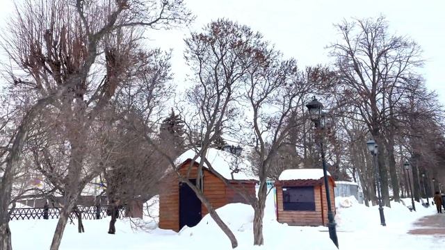 Ульяновск. Виды на зимнюю Волгу смотреть онлайн