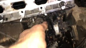 Ауди Q-5 TFSI замена помпы.