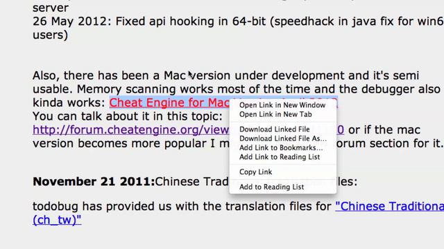 Cheat Engine For Mac смотреть онлайн