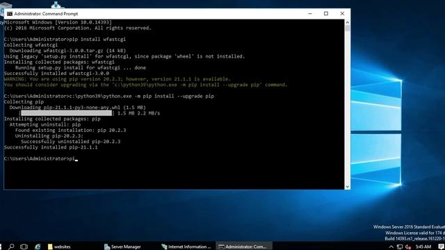 Implementación de aplicaciones web Python (Flask) en Windows Server (IIS) - FastCGI смотреть онлайн