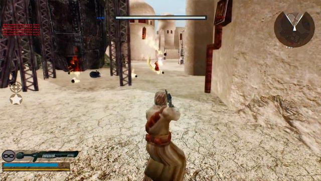 MIDGETS VS. YELLOW PEOPLE! Star Wars Battlefront 2 Mods: Ultimate Sides Mod 7.0: Mos Eisley (Hunt) смотреть онлайн