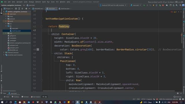 Custom Bottom Navigation Bar with Animations | Flutter UI смотреть онлайн