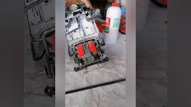 Restoration and modification Ferrari Testarossa CABRIO Burago 1/18 смотреть онлайн