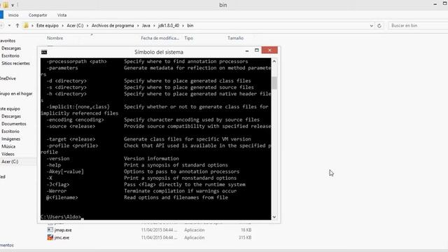 Compilar y ejecutar programas Java en la linea de comandos con javac y java смотреть онлайн