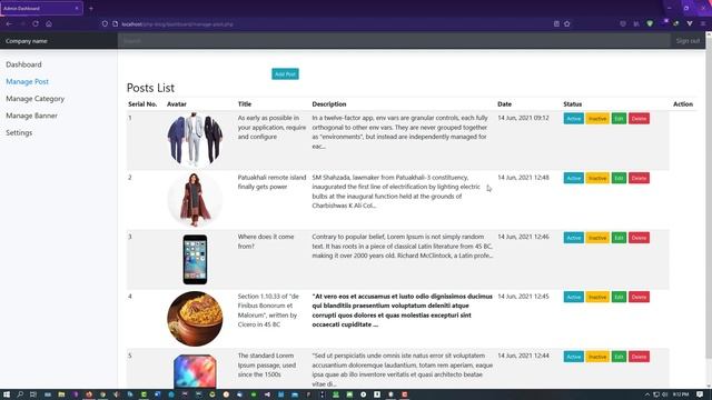 #11. php oop blog project ( arrange data and show image in the table ) смотреть онлайн