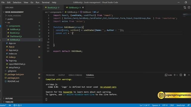 Web API Tutorial with React JS - Edit Method смотреть онлайн