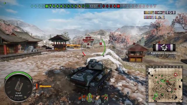 World of Tanks на PS-4 Тактика боя на танке КВ-1С смотреть онлайн