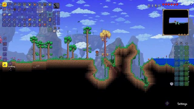 Terraria, but I start with the Solar Eruption... смотреть онлайн