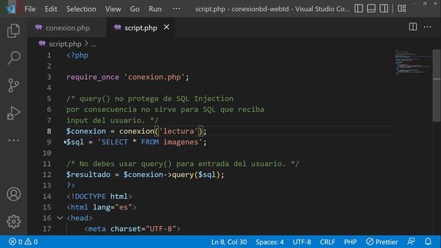 Conexión a base de datos en PHP | COUNT SQL смотреть онлайн