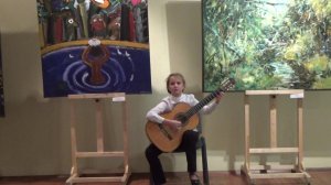 Паганини "Сонатина" Федотова Мария ДМШ №6 Новосибирск