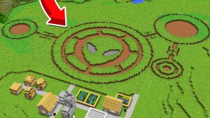 НЛО ОСТАВИЛИ ОГРОМНЫЙ СЛЕД ОКОЛО МОЕЙ ДЕРЕВНИ ЖИТЕЛЕЙ В МАЙНКРАФТ Топовский Minecraft