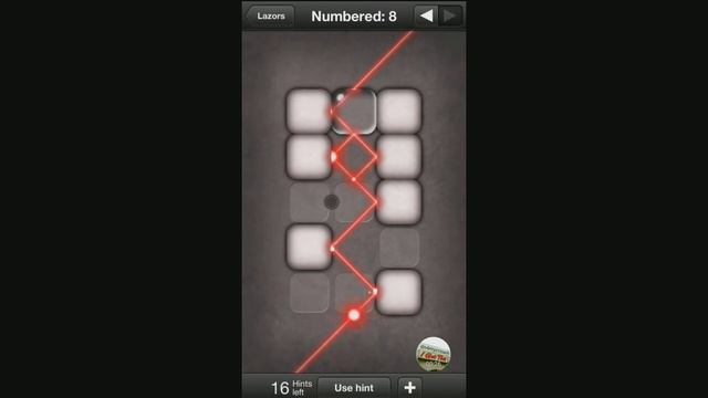 Lazors Game play and Solutions Level Numbered смотреть онлайн