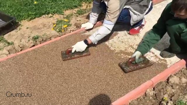 Дорожки из минерального покрытия на даче смотреть онлайн