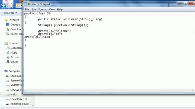 java program-String class смотреть онлайн
