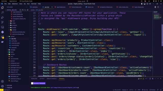 Build E-Commercial Web application with Laravel and Vue js | Group A2 смотреть онлайн