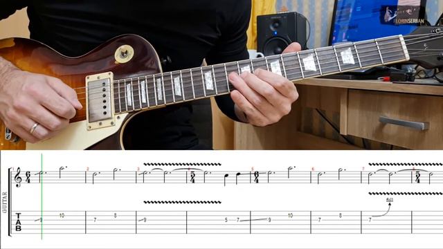 [TAB] Easy Solo For Guitar from John Petrucci | These Walls SOLO guitar lesson (Dream Theater) смотреть онлайн
