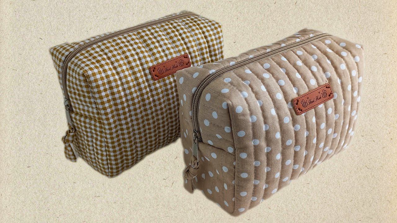 ШЬЮ ОБЪЁМНУЮ КОСМЕТИЧКУ/ПОДРОБНЫЙ МАСТЕР-КЛАСС #ручнаяработа #шьюсама