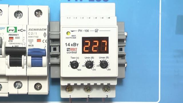 Однофазное реле напряжения РН-106 Volt Control смотреть онлайн